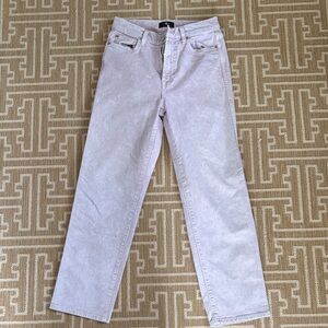 7 For All Mankind Women's High Rise Jeans in Soft Pink